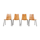 4  chaises GA par Hans Bellmann pour Horgen Glaris