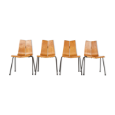 Model GA Chairs by Hans Bellmann for Horgen Glarus, Set of 4