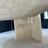 Travertine coffee table Roche Bobois