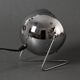 1970 lamp in chrome metal with tubular base