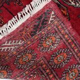 Vintage pakistani carpet lahore handmade 80cm x 122cm 1970s