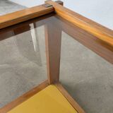 Bedside “cube” side table in pine DLG Regain