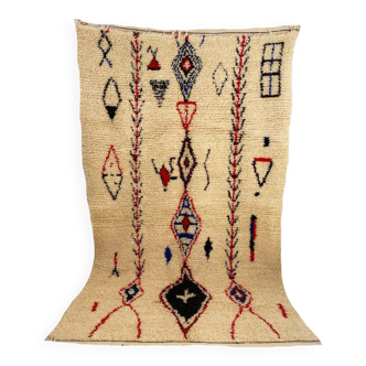 Handmade moroccan berber carpet 260 x 150 cm