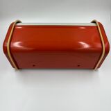 Vintage metal bread box