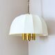 Hanging lamp wkr leuchten, brass chandelier, vintage interior.