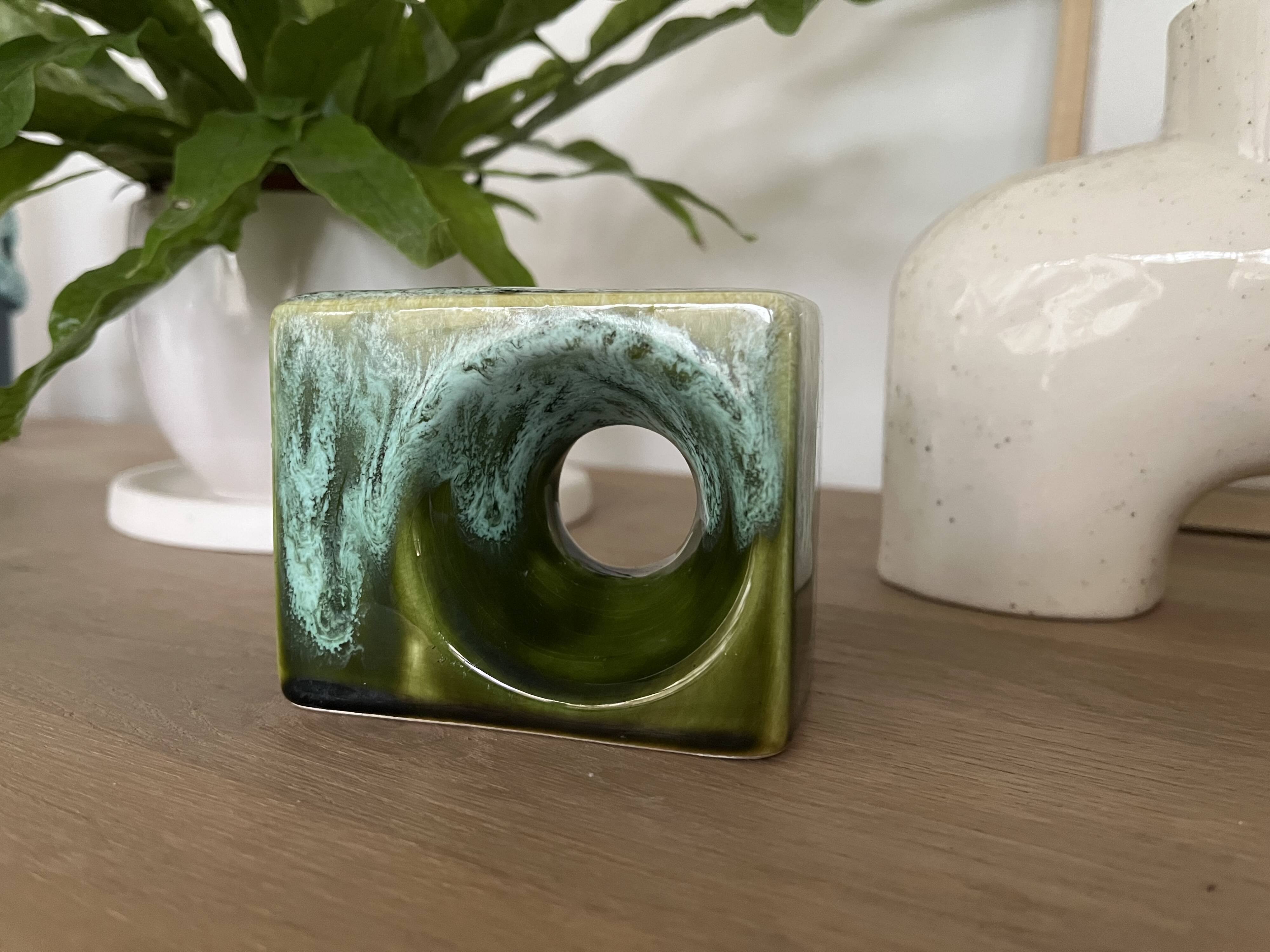 Cube shaped vase
