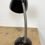 Vintage Brown Bakelite Gooseneck Table Lamp, 1960s