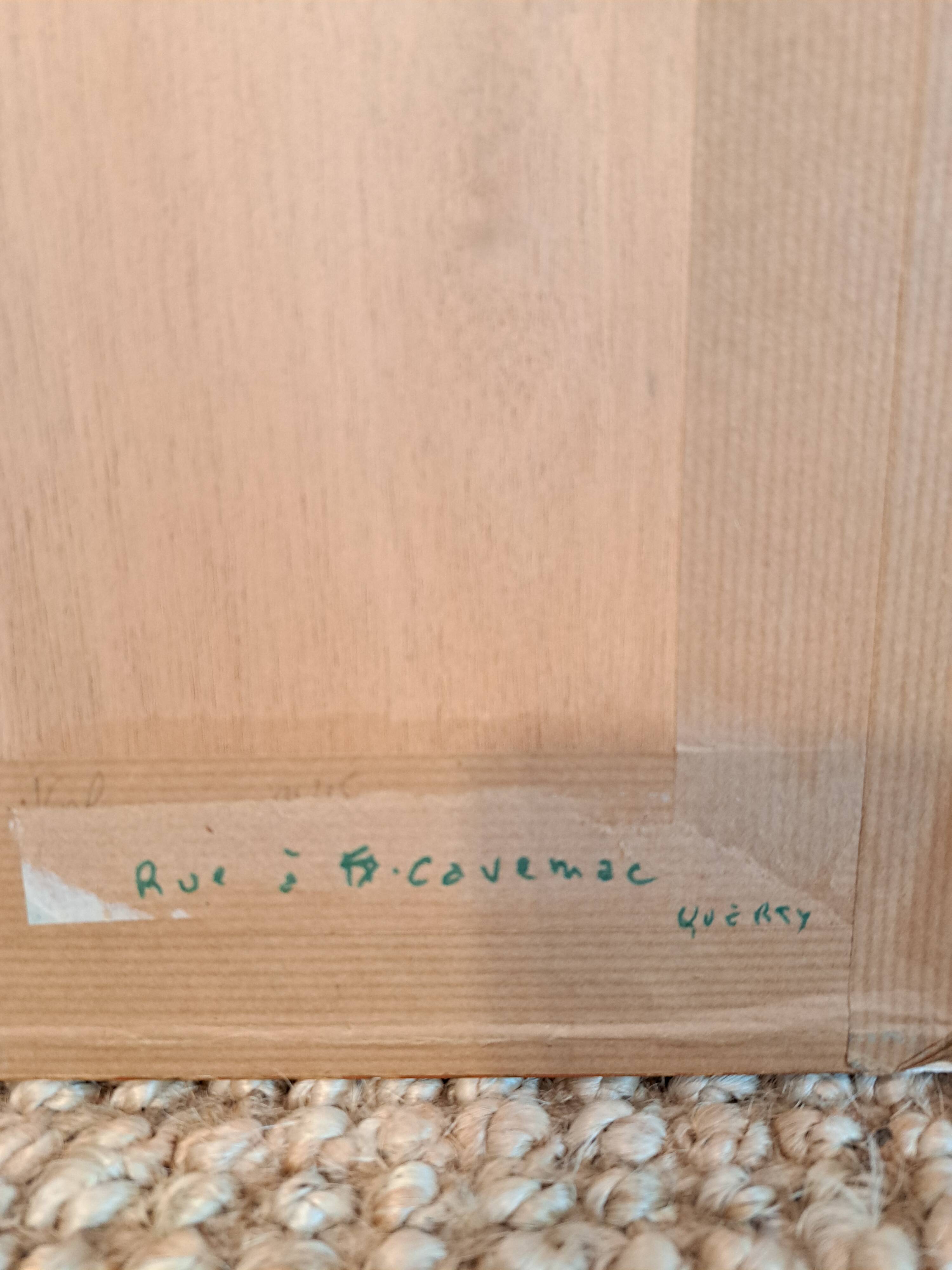 Watercolor painting of an alley