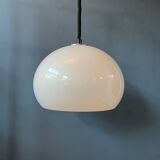 White pendant lamp Guzzini Jolly space age