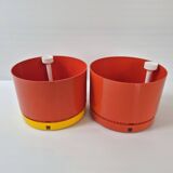 Pair of Round planters by Nena Balsari for Vastill 1970