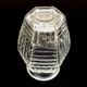 Art Deco style hexagonal vase Engraved on the neck Made in France