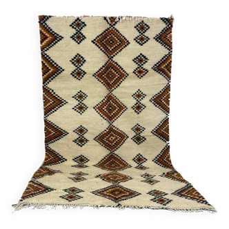 Handmade wool berber rug 275 x 165 cm