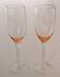 2 champagne flutes