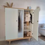 Armoire vintage années 60 relookée