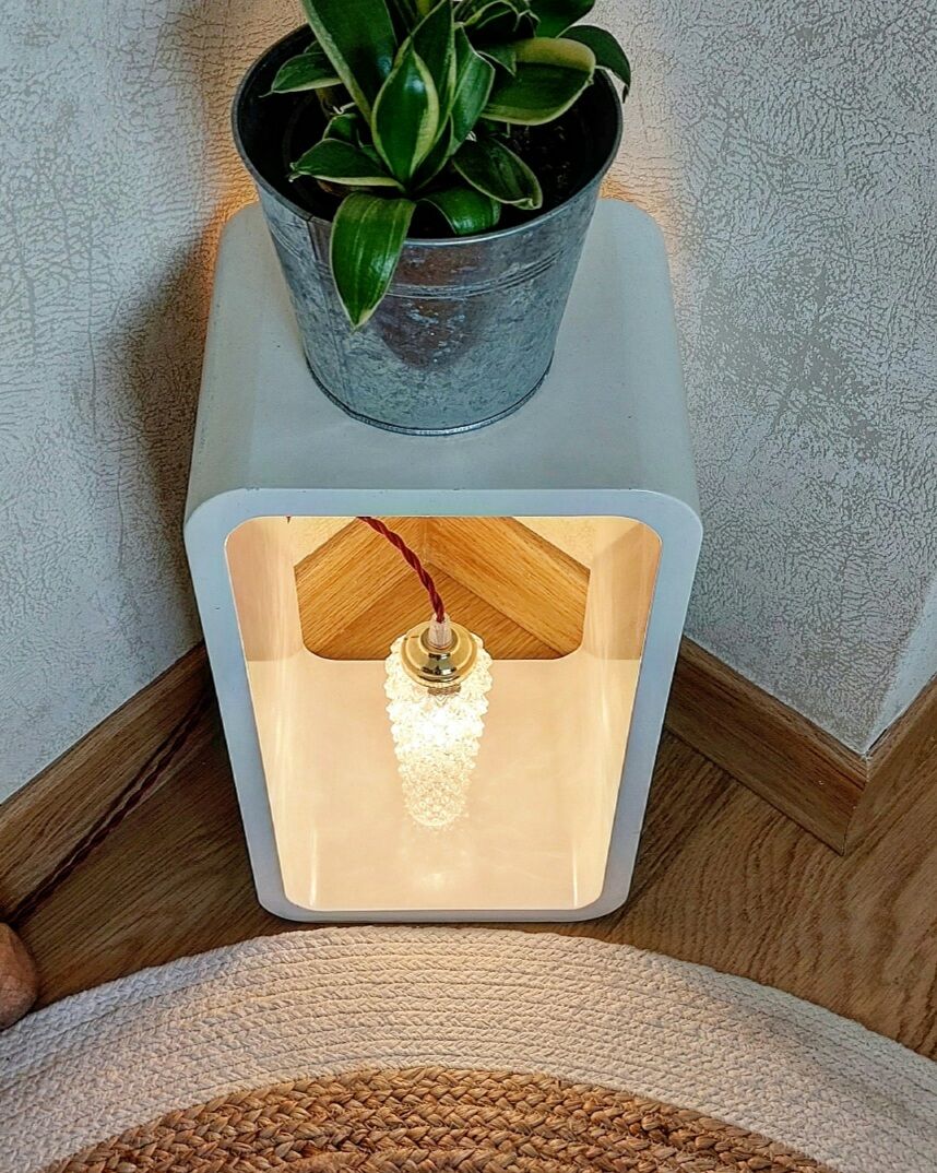 Vintage tube ball driver chiseled glass