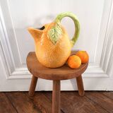 Pichet barbotine orange