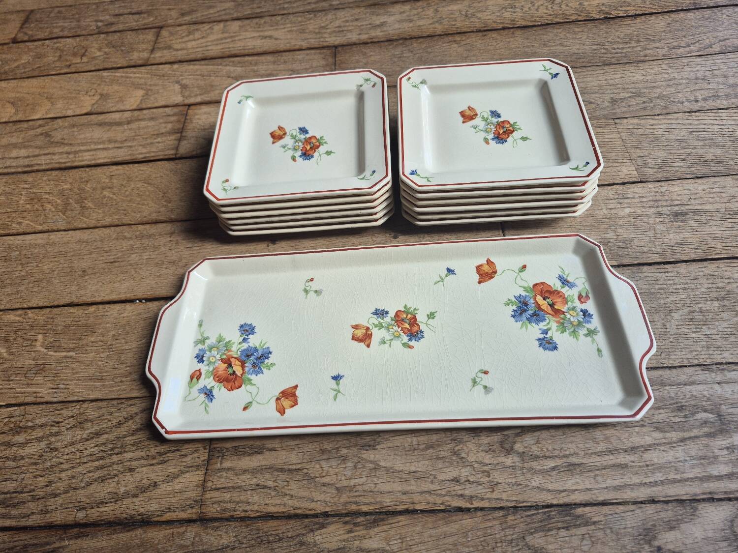 Charbonnier de Salins dessert service