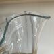 Trio of vintage blown glass handkerchief vases