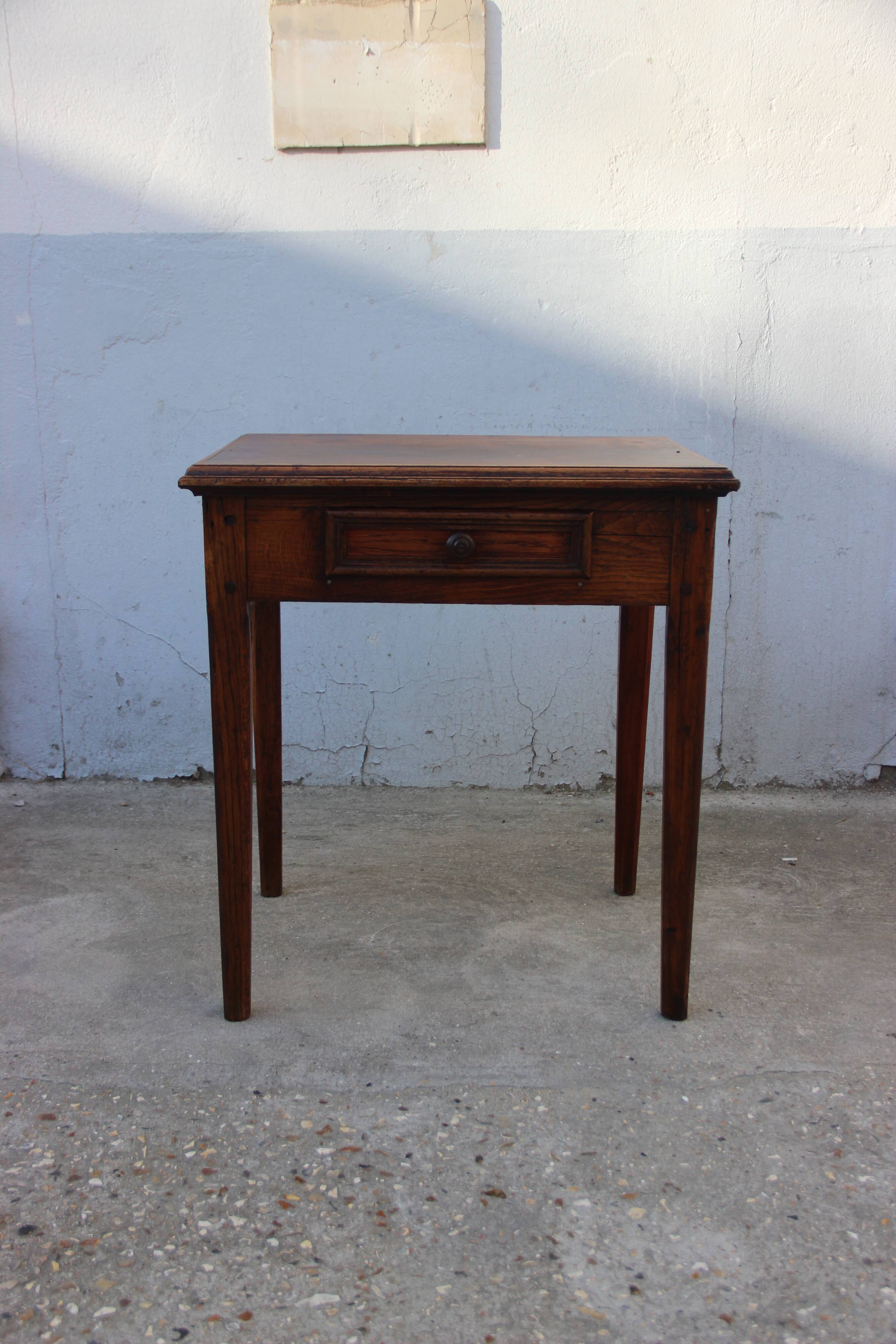 Solid oak desk