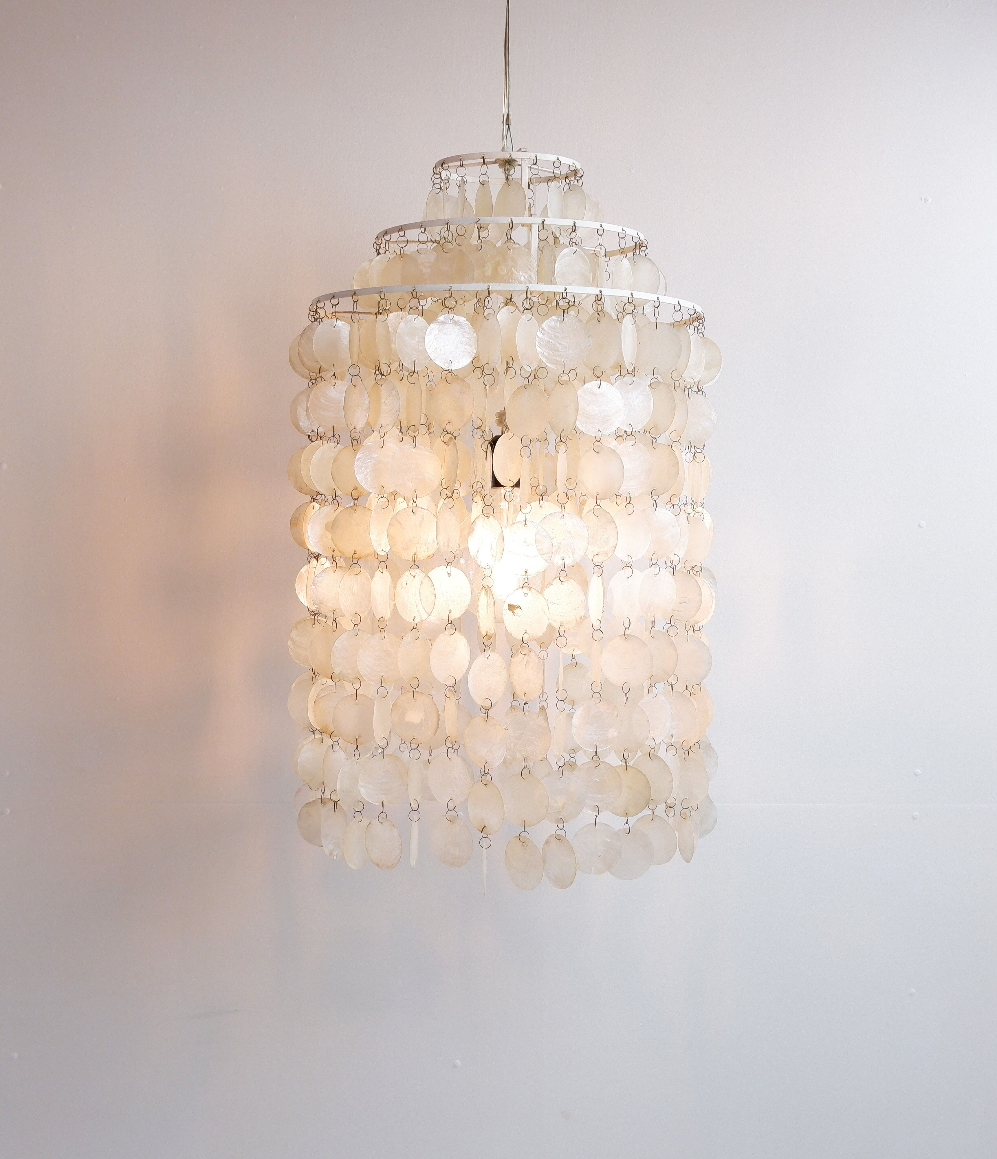 Capiz shells pendant, 1960s