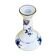 Porcelain cobalt candle holder Wallendorf 1762, Germany 1970s.