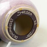 Mid-century modern ceramic table lamp by Carl-Harry Stålhane, Sweden.