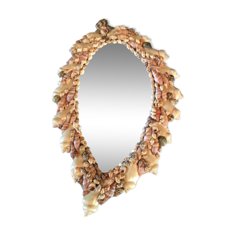 Vintage shell mirror 20x31cm