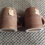 Série de 2 mugs en grès