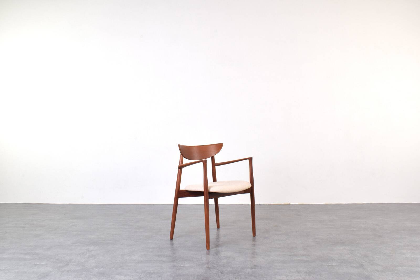 Fauteuil Mid-Century en Teck par Harry Østergaard pour Randers Møbelfabrik, 1960