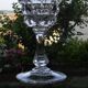 Set of 6 white wine glasses in arques crystal. pompadour model.