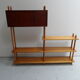 Vintage roomdivider open bookcase
