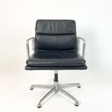 Coussin souple Icf EA208 en cuir noir