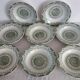 8 deep plates Fine Ware pottery