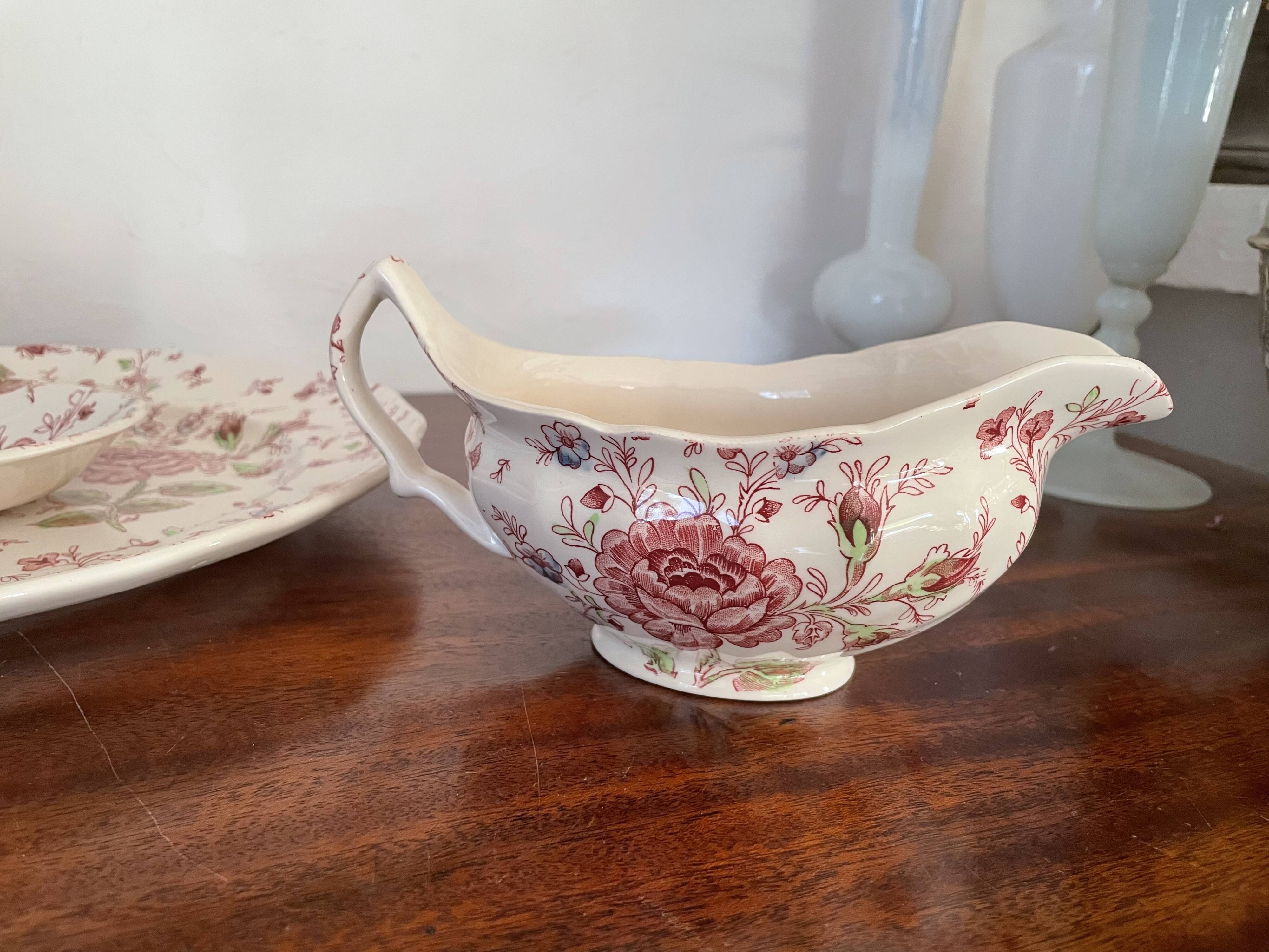 Vintage Rose Chintz Johnson Brothers dishes