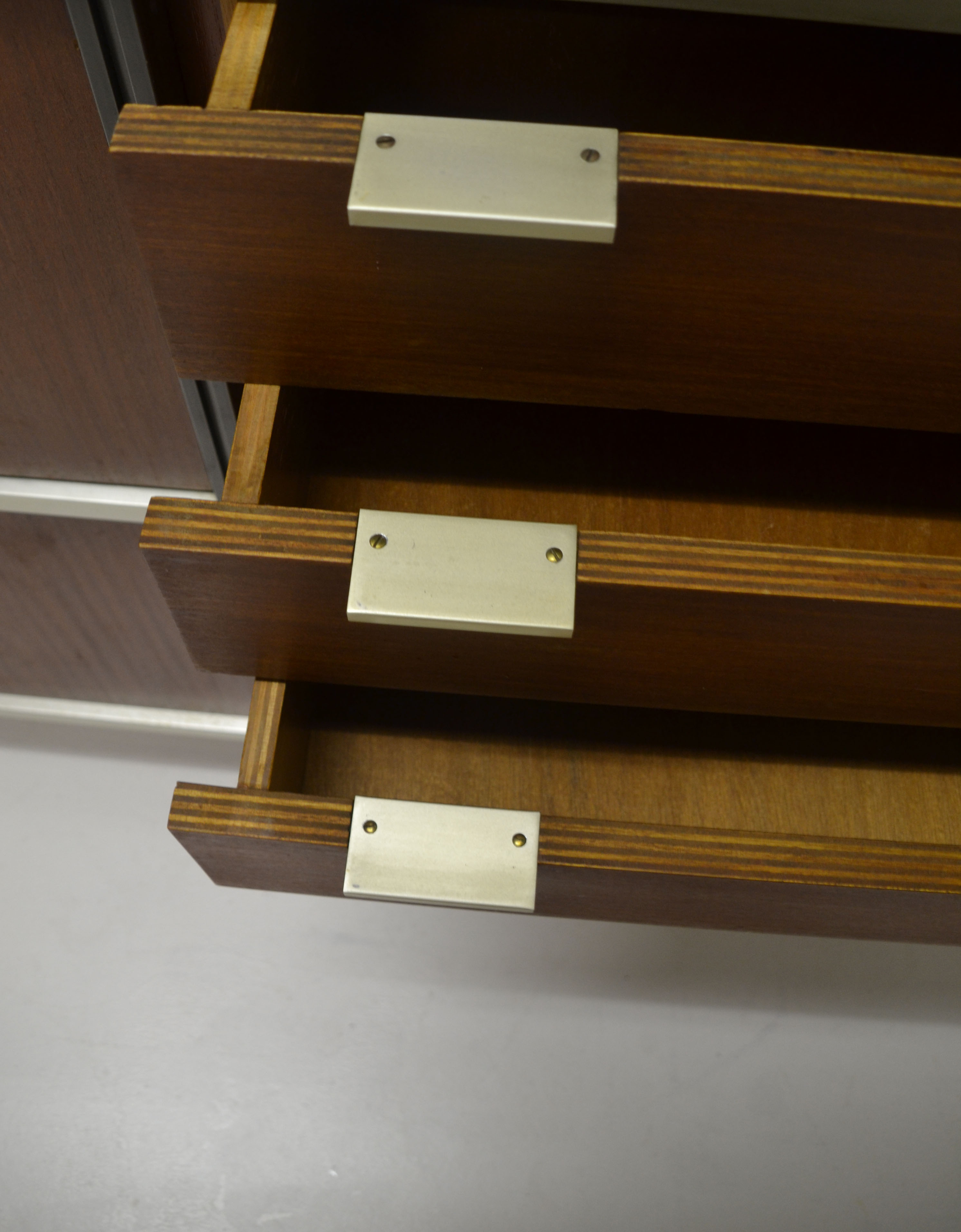 EFA bookcase with writing desk by George Frydman