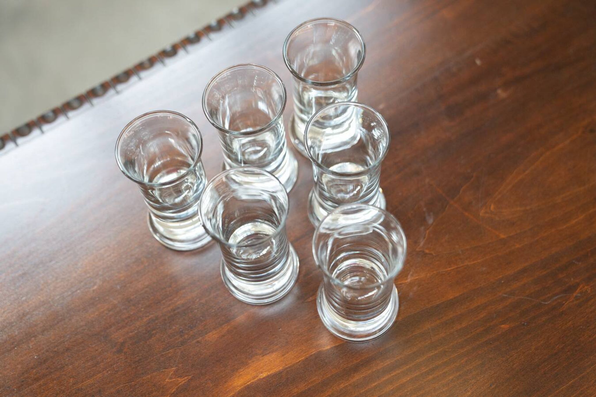 Crystal liqueur glasses, set of 6, 1970