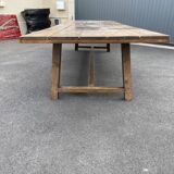 Solid oak farm table