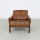 Brazilian Leather Lounge Chair, 1970s