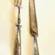 Silver-plated cutlery set with Minerva helmet, Paris