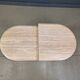 Pair of vintage travertine coffee tables or side tables, 1970s