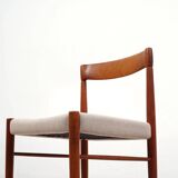 2 chaises de salle à manger en teck par HW Klein pour Bramin Mobler