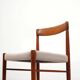 2 chaises de salle à manger en teck par HW Klein pour Bramin Mobler