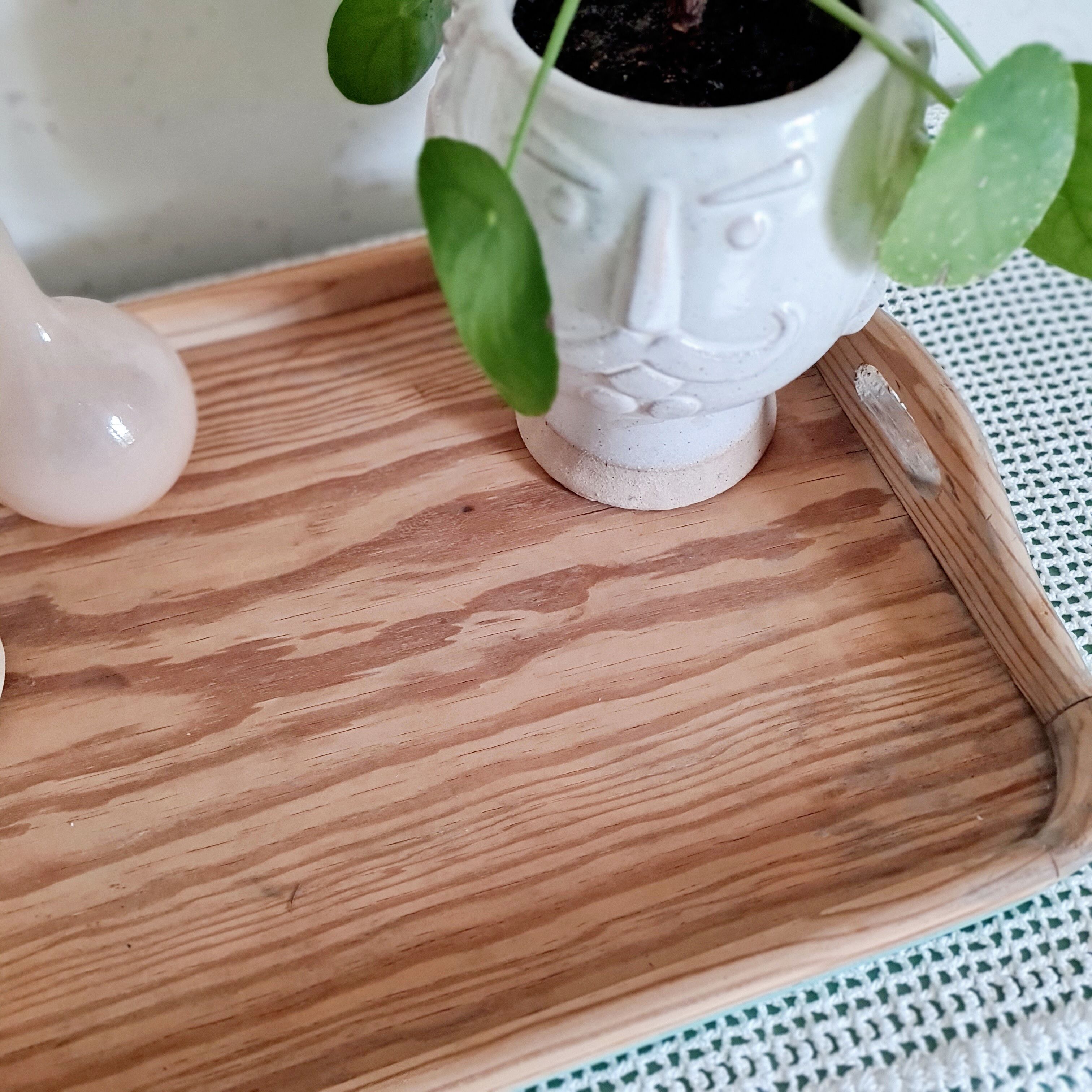 Old wood top with handles renovated