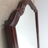Louis Philippe mirror, mahogany, gendarme hat