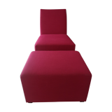 Chair and rest foot "pouf" Ligne Roset