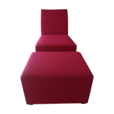 Chair and rest foot "pouf" Ligne Roset