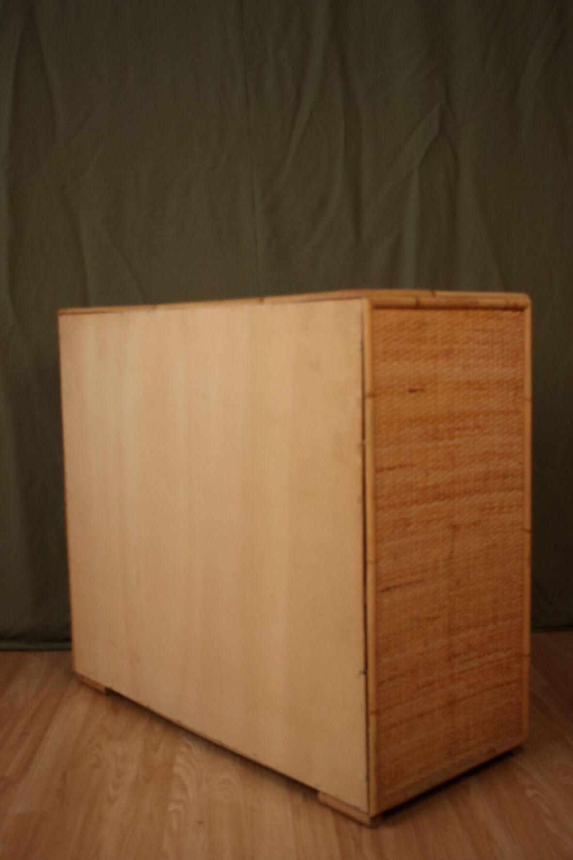 Rattan chest of drawers