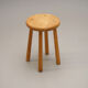 Massive Pine Tabouret circa 1970