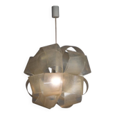 Lampe suspendue en fibre de verre par E. Botta, 1970