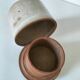Beurrier à eau en grès artisanal